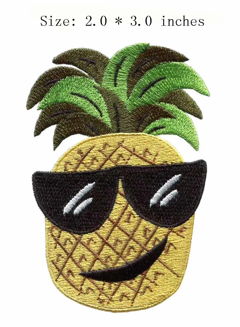 The pineapple of personality patch 2.0"wide/ /wearing glasses/golden yellow /sewing
The pineapple of personality patch 2.0"wide/ /wearing glasses/golden yellow /sewing