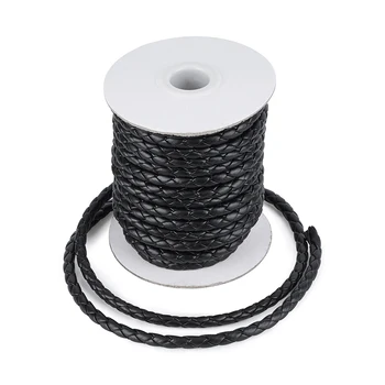 10yards/roll 5-6mm Braided Imitation Leather Cords Ropes String Black DIY Jewelry Accessories Finding Making Necklaces Bracelets
10yards/roll 5-6mm Braided Imitation Leather Cords Ropes String Black DIY Jewelry Accessories Finding Making Necklaces Bracelets