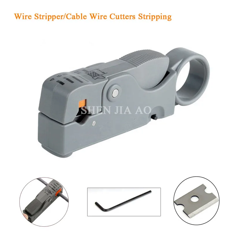 Coaxial Cable Wire Stripping Pliers Automatic Wire Stripper machine RG58 59 6 Electric Wire Stripper Cable Wire Stripper 10pcs
Coaxial Cable Wire Stripping Pliers Automatic Wire Stripper machine RG58 59 6 Electric Wire Stripper Cable Wire Stripper 10pcs