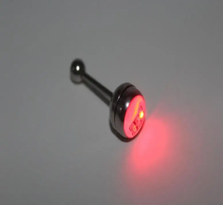 LED stainless steel Luminous Tongue Ring Tongue Bar Stainless Steel Body Piercing Punk Style Jewelry Welcome Customer
LED stainless steel Luminous Tongue Ring Tongue Bar Stainless Steel Body Piercing Punk Style Jewelry Welcome Customer