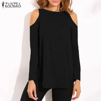 ZANZEA Women 2020 Autumn Elegant Blouses Tops Sexy Ladies Off Shoulder Long Sleeve Pullovers Casual Loose Blusas Shirts Oversize
ZANZEA Women 2020 Autumn Elegant Blouses Tops Sexy Ladies Off Shoulder Long Sleeve Pullovers Casual Loose Blusas Shirts Oversize