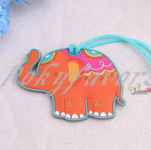 elephant luggage tag a04