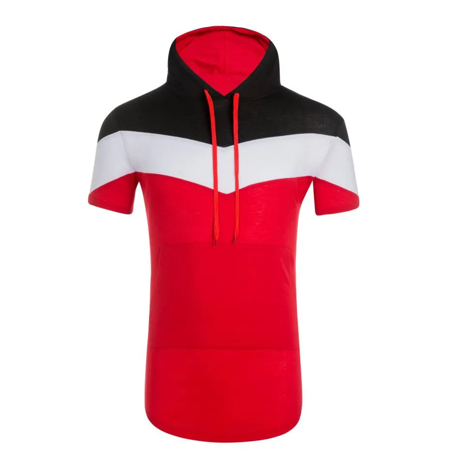 2019 Verгo Vender bem Tricolor costurado Dos hoodies Homens Marca de Moda de Alta Qualidade de manga curta Mens Hoodies
2019 Verгo Vender bem Tricolor costurado Dos hoodies Homens Marca de Moda de Alta Qualidade de manga curta Mens Hoodies