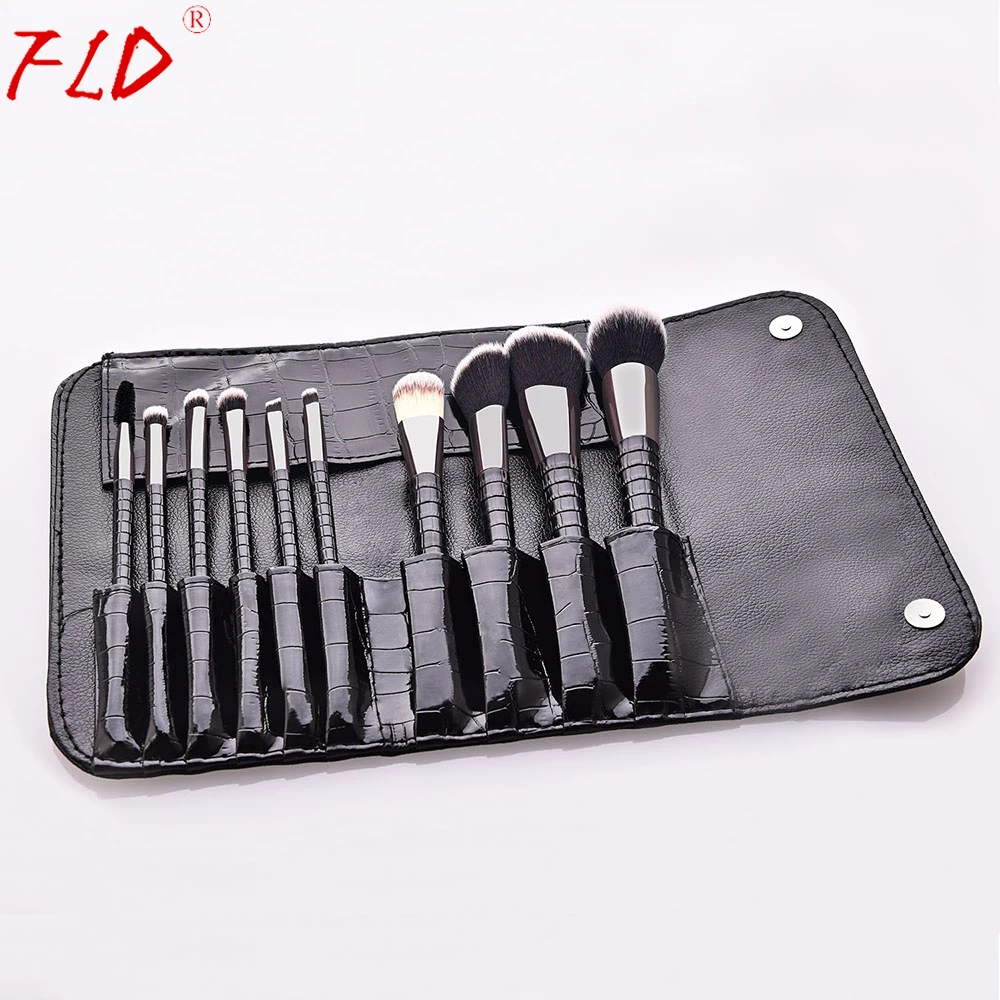 FLD Wood Handle 10Pcs Professional Makeup Brush Set Eyeliner Eyebrow Eyelash Brushes Set Foundation Blush Make Up Brush Tool Kit
FLD Wood Handle 10Pcs Professional Makeup Brush Set Eyeliner Eyebrow Eyelash Brushes Set Foundation Blush Make Up Brush Tool Kit
