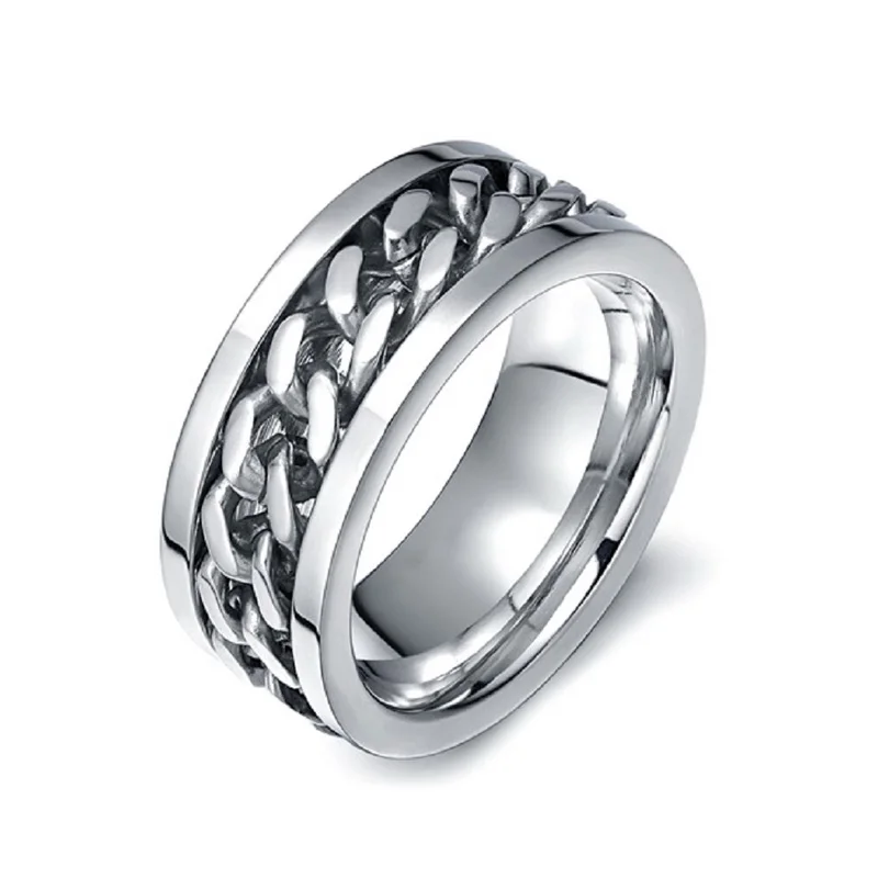 2016 Sale Special Offer Anillos Jewelry Fashion Men's Ring The Rock Accessories Chain Spinner Rings For Men Wholesale
2016 Sale Special Offer Anillos Jewelry Fashion Men's Ring The Rock Accessories Chain Spinner Rings For Men Wholesale