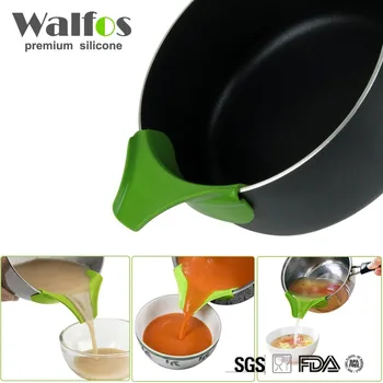 WALFOS Silicone Soup Funnel Kitchen Gadget, Anti-spill Edge Water Deflector Cookware Tool
WALFOS Silicone Soup Funnel Kitchen Gadget, Anti-spill Edge Water Deflector Cookware Tool