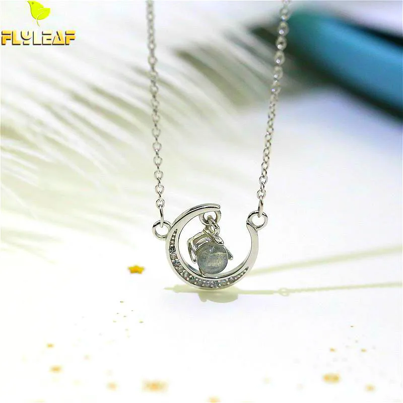 Flyleaf 925 Sterling Silver Necklace Women Moonstone Cubic Zirconia Fashion Chain Fine Jewelry Necklaces & Pendants high quality
Flyleaf 925 Sterling Silver Necklace Women Moonstone Cubic Zirconia Fashion Chain Fine Jewelry Necklaces & Pendants high quality