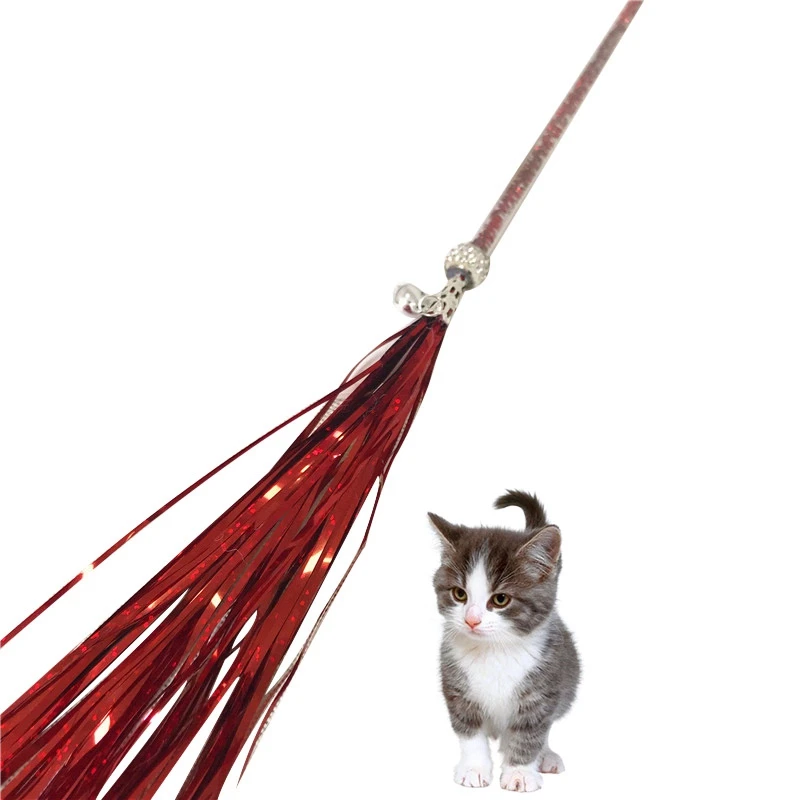 New Hot Sale Cats Interactive Stick Colorful Creative Wand Teaser Toy with Tassel Mini Bell Cats Toys Pet Supplies
New Hot Sale Cats Interactive Stick Colorful Creative Wand Teaser Toy with Tassel Mini Bell Cats Toys Pet Supplies