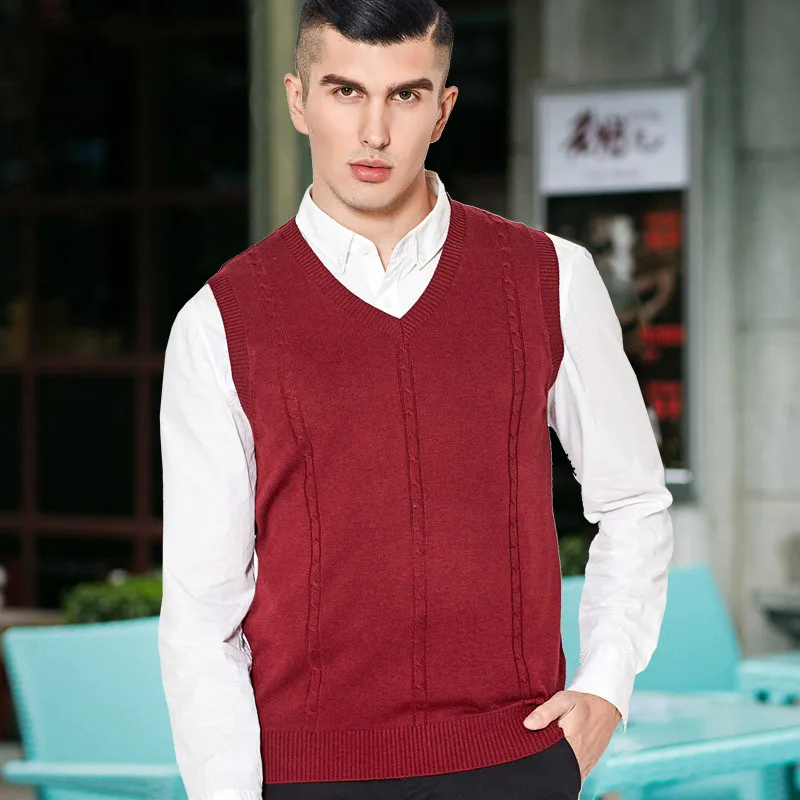 Cashmere sweater V collar winter vest fashion youth business casual knitted sweater coat brand
Cashmere sweater V collar winter vest fashion youth business casual knitted sweater coat brand
