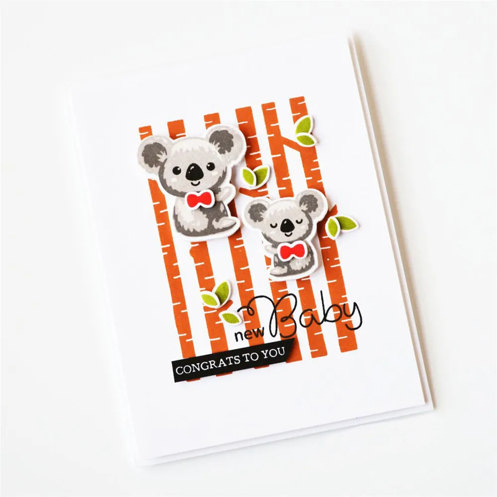 Sloth Koala Transparent Stamps + Metal Cutting Dies Stencils Scrapbooking Embossing for DIY Paper Crafts Photo Album Decorative
Sloth Koala Transparent Stamps + Metal Cutting Dies Stencils Scrapbooking Embossing for DIY Paper Crafts Photo Album Decorative