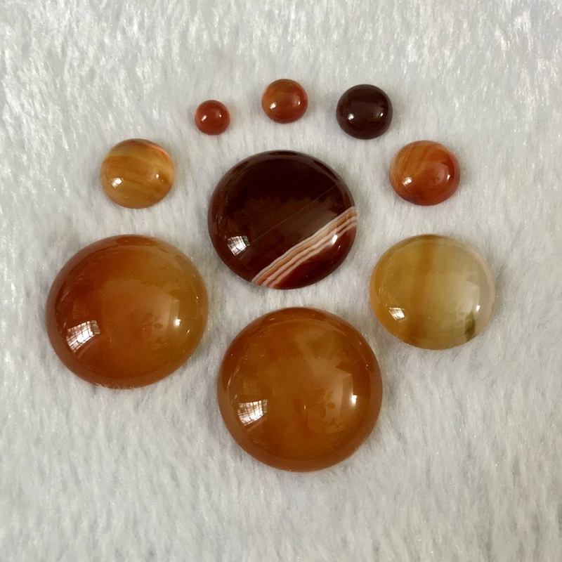 100% Natural Red Carnelian Agat e Bead Cabochon 6mm 8mm 10mm 12mm 20mm 25mm Round Gem Stone Jewelry Cabochon Ring Face,4pcs/lot
100% Natural Red Carnelian Agat e Bead Cabochon 6mm 8mm 10mm 12mm 20mm 25mm Round Gem Stone Jewelry Cabochon Ring Face,4pcs/lot