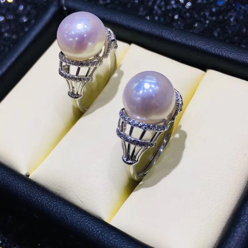 925 sterling silver ring natural freshwater 10-11MM pearl big ring for women Trendy pearl jewelry party wedding Daily love gift
925 sterling silver ring natural freshwater 10-11MM pearl big ring for women Trendy pearl jewelry party wedding Daily love gift