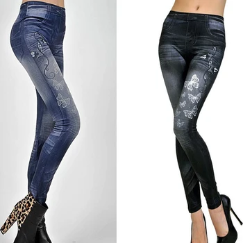 Fashion Women Sexy High Waist Butterfly Printed Stretchy Slim Leggings Casual Skinny Line Pencil Pants Blue Black
Fashion Women Sexy High Waist Butterfly Printed Stretchy Slim Leggings Casual Skinny Line Pencil Pants Blue Black