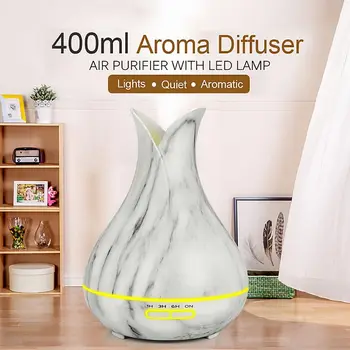 400ml Marbling Air Humidifier Wood Grain Humidifier Remote Control Ultrasonic Air Aroma Purifier With 7 Color LED Lights Electri
400ml Marbling Air Humidifier Wood Grain Humidifier Remote Control Ultrasonic Air Aroma Purifier With 7 Color LED Lights Electri