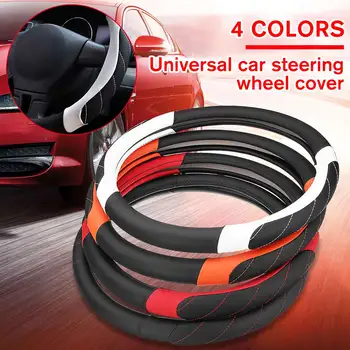 38CM Hand Protective White Orange Red Universal DIY Car Steering wheel Cover Car-styling Sport Anti-Slip Automotive Accessories
38CM Hand Protective White Orange Red Universal DIY Car Steering wheel Cover Car-styling Sport Anti-Slip Automotive Accessories