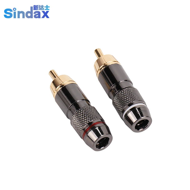 Sindax RCA head Plug Terminals Double Lotus Adapter High-grade AV hight-grade Audio Plug speaker Hi-fi Adapter 60pcs/lot
Sindax RCA head Plug Terminals Double Lotus Adapter High-grade AV hight-grade Audio Plug speaker Hi-fi Adapter 60pcs/lot