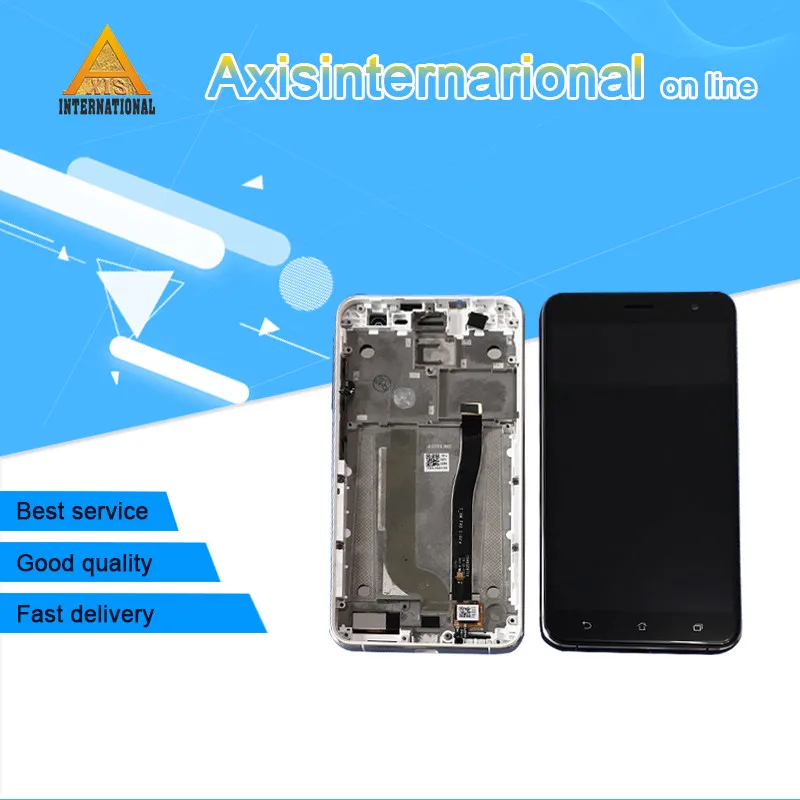 Axisinternational For 5.5'' Asus ZenFone 3 ZE552KL Z012DE LCD screen display+touch panel digitizer with frame White/Black free s
Axisinternational For 5.5'' Asus ZenFone 3 ZE552KL Z012DE LCD screen display+touch panel digitizer with frame White/Black free s