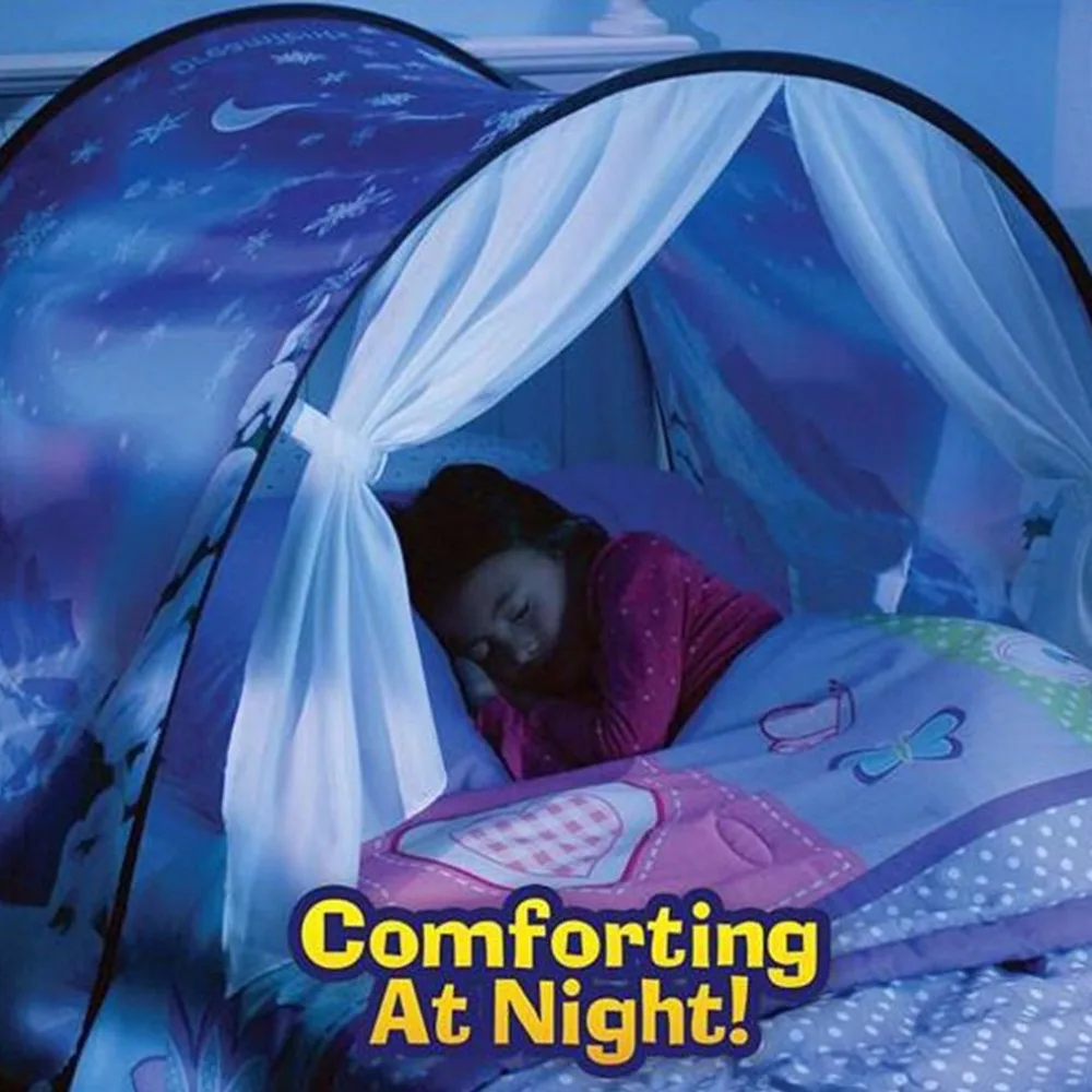 Innovative Magical Dream Tents Kids Pop Up Bed Tent Playhouse Winter Wonderland Gift For Children
Innovative Magical Dream Tents Kids Pop Up Bed Tent Playhouse Winter Wonderland Gift For Children