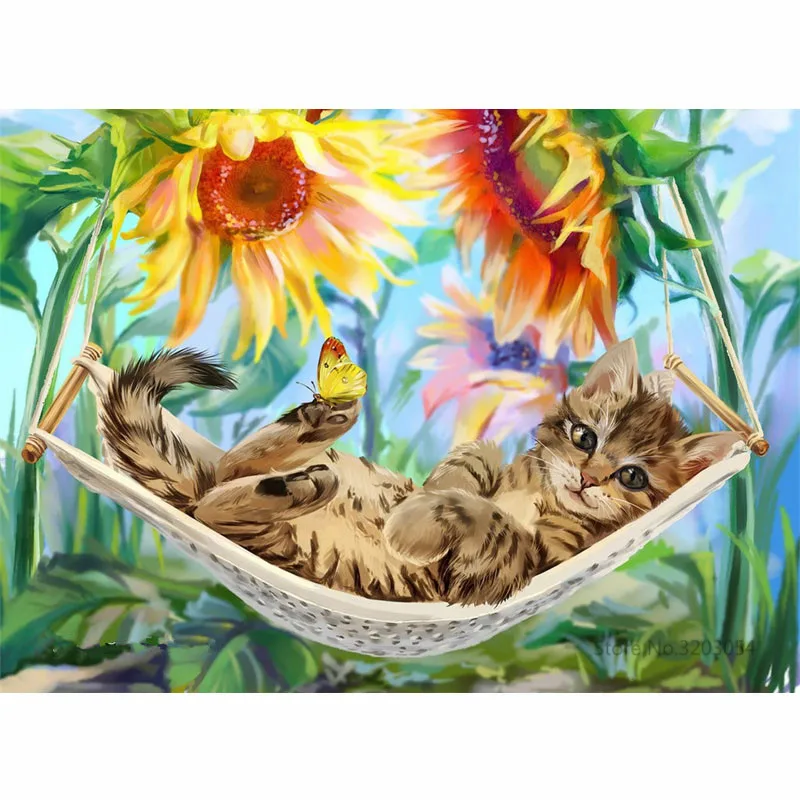 CHUNXIA Framed DIY Painting By Numbers Animals Cat Acrylic Painting Modern Picture Home Decor For Living Room 40x50cm RA3346
CHUNXIA Framed DIY Painting By Numbers Animals Cat Acrylic Painting Modern Picture Home Decor For Living Room 40x50cm RA3346