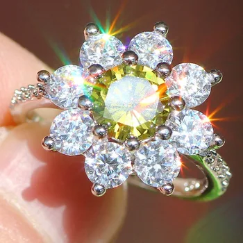 925 Silver Color Natural Gemstone Peridot Ring Anillos De Sapphire Wedding Gemstone Bizuteria Ring Bague Jewelry for Women Ring
925 Silver Color Natural Gemstone Peridot Ring Anillos De Sapphire Wedding Gemstone Bizuteria Ring Bague Jewelry for Women Ring