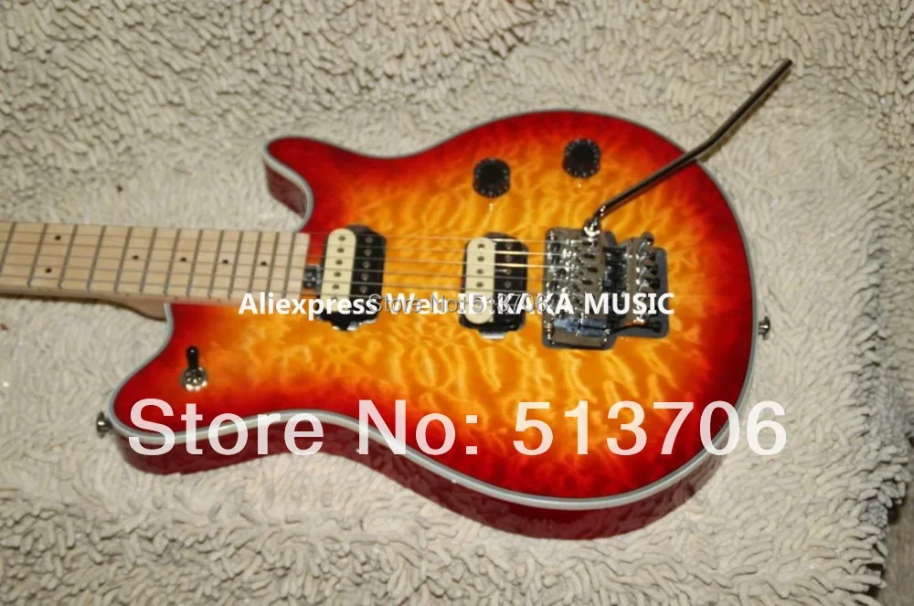 Free Shipping Newest Cherry Burst Wave Electric Guitar Maple Fingerboard Wholesale Guitars OEM Best Selling
Free Shipping Newest Cherry Burst Wave Electric Guitar Maple Fingerboard Wholesale Guitars OEM Best Selling