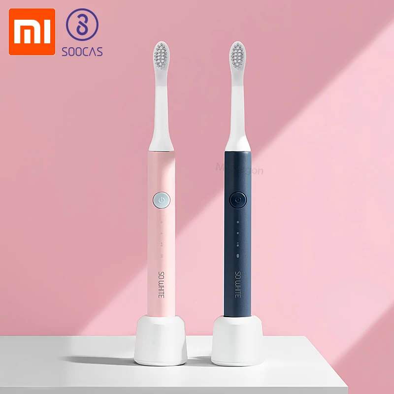 Оригинальная XIAOMI SO WHITE Sonic электрическая зубная щетка Беспроводная Индукционная