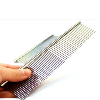 New Useful Pet Dog Cat Metal Double Row Teeth Brush Grooming Hair Comb Rake Tool High Comfort
New Useful Pet Dog Cat Metal Double Row Teeth Brush Grooming Hair Comb Rake Tool High Comfort