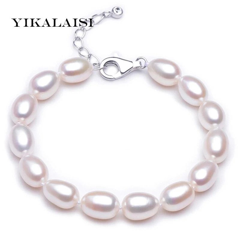 YIKALAISI 2017 Charm Bracelet Pearl Jewelry Natural Drop Water Pearl Bracelet 925 Sterling Silver Jewelry Bracelet For Women
YIKALAISI 2017 Charm Bracelet Pearl Jewelry Natural Drop Water Pearl Bracelet 925 Sterling Silver Jewelry Bracelet For Women