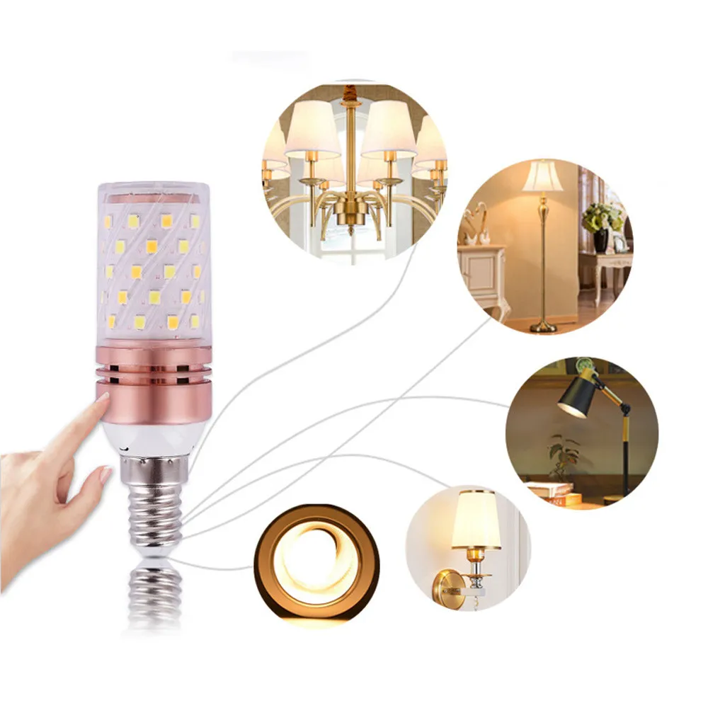 LED Bulb High Brightness E27 E14 12W 16W SMD 2835 Daylight LED Corn Bulb 220V Energy Saving Bulb bombilla led e14 White light
LED Bulb High Brightness E27 E14 12W 16W SMD 2835 Daylight LED Corn Bulb 220V Energy Saving Bulb bombilla led e14 White light