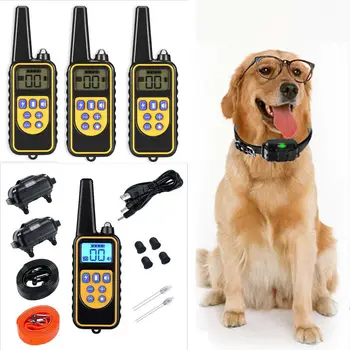 New Rechargeable Anti-bark LCD Dog Shock Collar Remote Waterproof Electric For Large 875 Yard Pet Training
New Rechargeable Anti-bark LCD Dog Shock Collar Remote Waterproof Electric For Large 875 Yard Pet Training