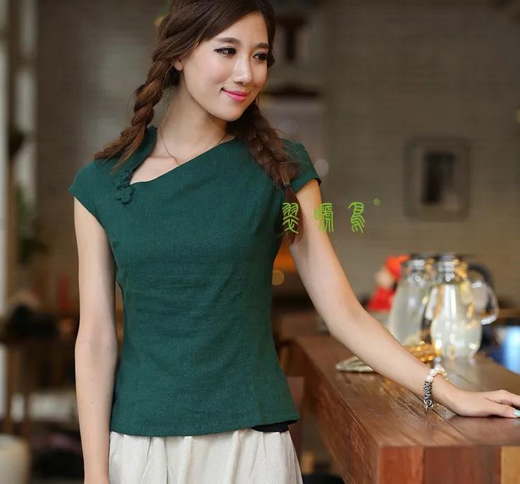 Shanghai Story New arrival woman chinese traditional top chinese style cheongsam top traditional Chinese Linen blouse For Ladies
Shanghai Story New arrival woman chinese traditional top chinese style cheongsam top traditional Chinese Linen blouse For Ladies