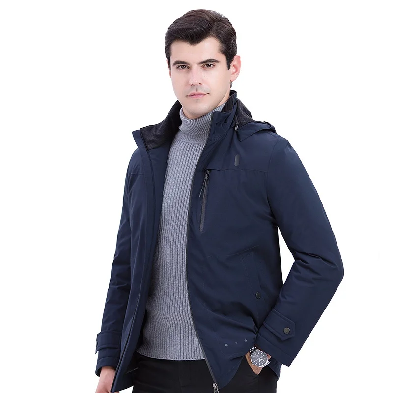 Men's Duck Down Jacket Hooded Outwear Hat Detachable Thick Down Coat Feather Clothing for Men Male 7731
Men's Duck Down Jacket Hooded Outwear Hat Detachable Thick Down Coat Feather Clothing for Men Male 7731