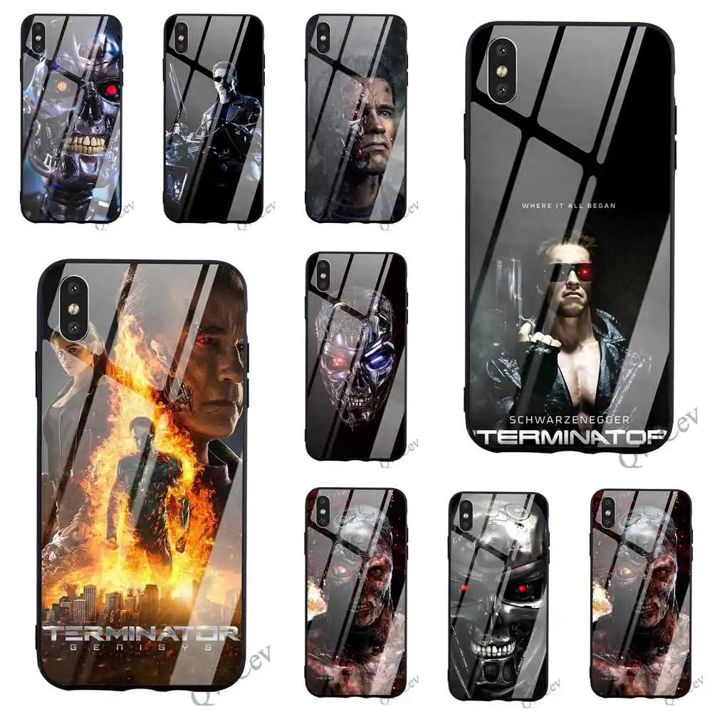 Slim Terminator Schwarzenegger Tempered Glass Phone Case for iPhone 8 Cover 7 Plus Xs Max 11 pro XR X 6 6S 5S 5 SE Silicone
Slim Terminator Schwarzenegger Tempered Glass Phone Case for iPhone 8 Cover 7 Plus Xs Max 11 pro XR X 6 6S 5S 5 SE Silicone