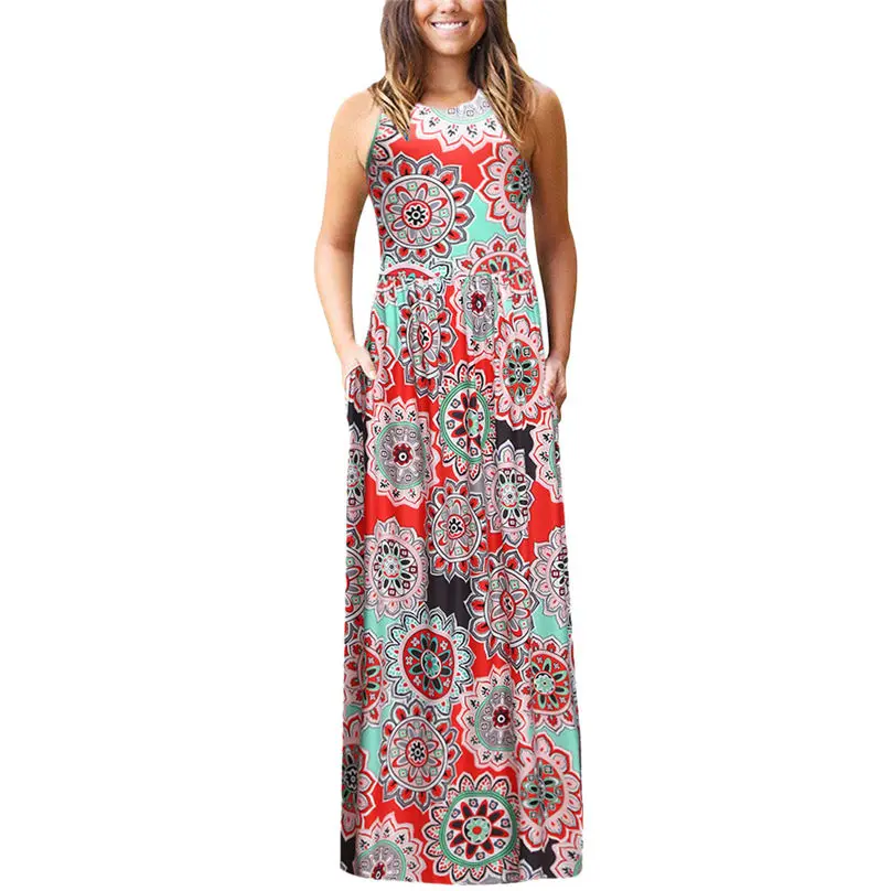 MIARHB 2019 summer Women Sleeveless Suspender Flower Printed Bohemia Long Dress Plus Size vestidos Tunic Sundress Loose #4M14
MIARHB 2019 summer Women Sleeveless Suspender Flower Printed Bohemia Long Dress Plus Size vestidos Tunic Sundress Loose #4M14