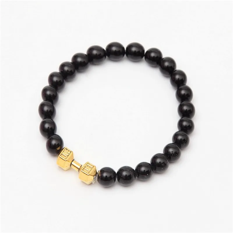 XUEKA Wholesale 9 Color 8mm Lava Onyx Matte Beads Adjustable Mens&Girls Bracelet Natural Stones Live Lift Dumbbell Bracelet
XUEKA Wholesale 9 Color 8mm Lava Onyx Matte Beads Adjustable Mens&Girls Bracelet Natural Stones Live Lift Dumbbell Bracelet