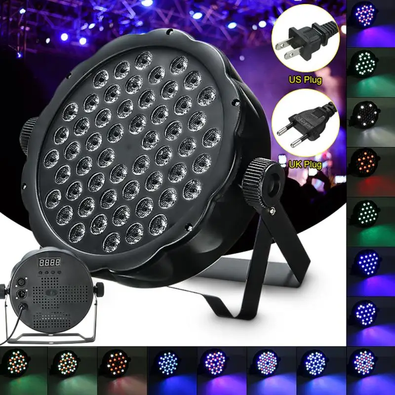New Professional LED Stage Lights RGB PAR LED DMX Stage Lighting Effect Colorful Spot Light for Ballroom DJ Disco Party KTV
New Professional LED Stage Lights RGB PAR LED DMX Stage Lighting Effect Colorful Spot Light for Ballroom DJ Disco Party KTV