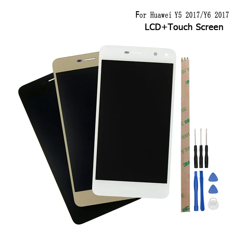 For Huawei Y5 2017 Y6 2017 LCD Display+Touch Screen Digitizer Replacement For Huawei mya-l41 Phone+Tools Adhesive
For Huawei Y5 2017 Y6 2017 LCD Display+Touch Screen Digitizer Replacement For Huawei mya-l41 Phone+Tools Adhesive