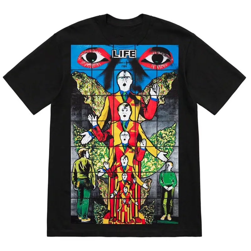 19SS Gilbert George LIFE Tee T-shirt 1:1 high quality Streetwear Hip Hop Men Women T Shirt
19SS Gilbert George LIFE Tee T-shirt 1:1 high quality Streetwear Hip Hop Men Women T Shirt