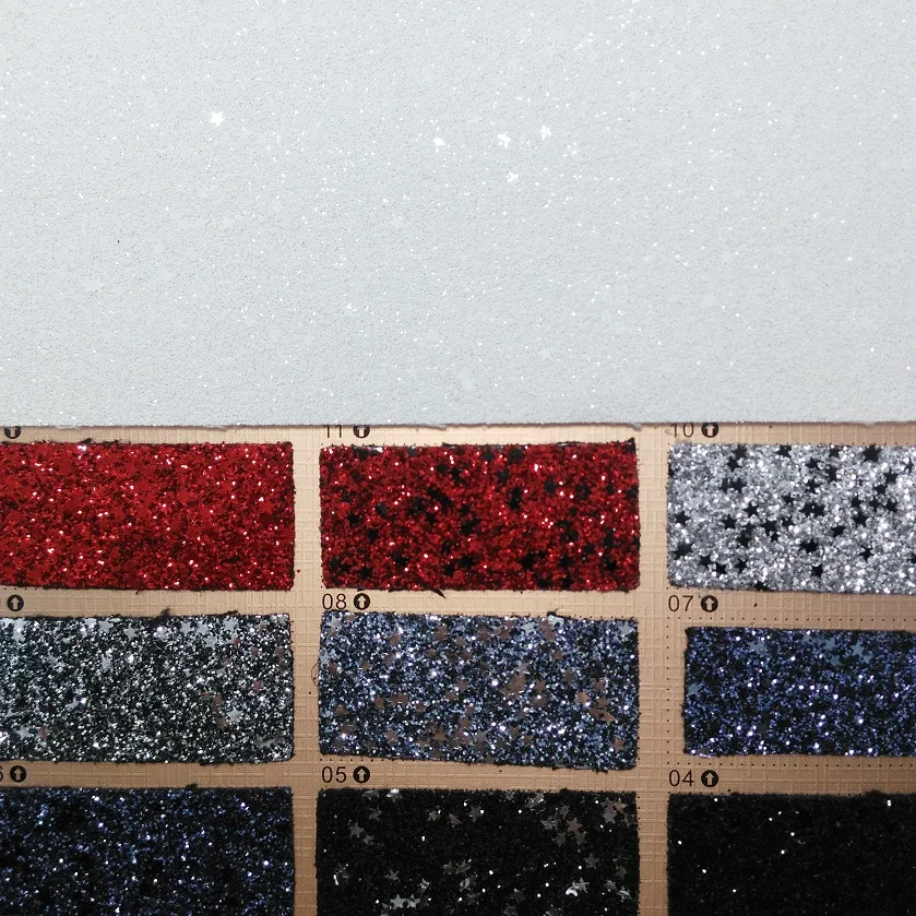 91x134cm Crystal Chunky Glitter leather with Stars DIY accessories P1868
91x134cm Crystal Chunky Glitter leather with Stars DIY accessories P1868