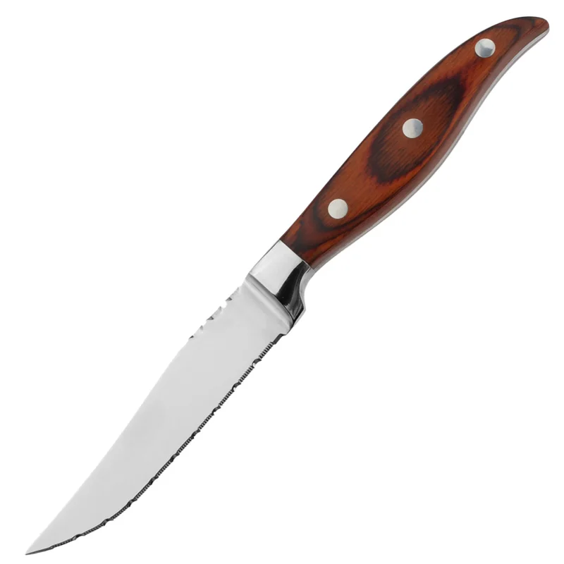 Hot Sale 4.5 Inch Steak Knife Stainless Steel Kitchen Knives With Wood Handle For Fruit Vegetable Meat Tableware Flatware Set
Hot Sale 4.5 Inch Steak Knife Stainless Steel Kitchen Knives With Wood Handle For Fruit Vegetable Meat Tableware Flatware Set