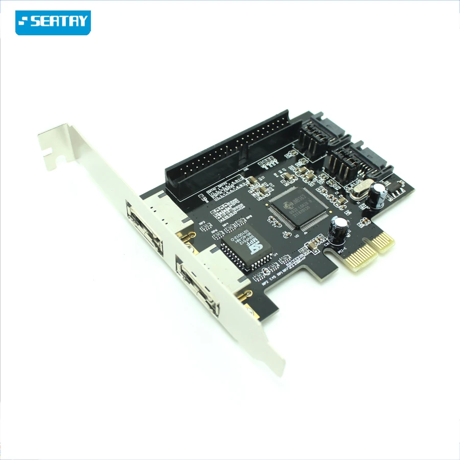 PCIe express card 1Port IDE + 2port sata or eSATA combo PCI-Express RAID Controller Card for desktop PC computer support HDD/SDD
PCIe express card 1Port IDE + 2port sata or eSATA combo PCI-Express RAID Controller Card for desktop PC computer support HDD/SDD