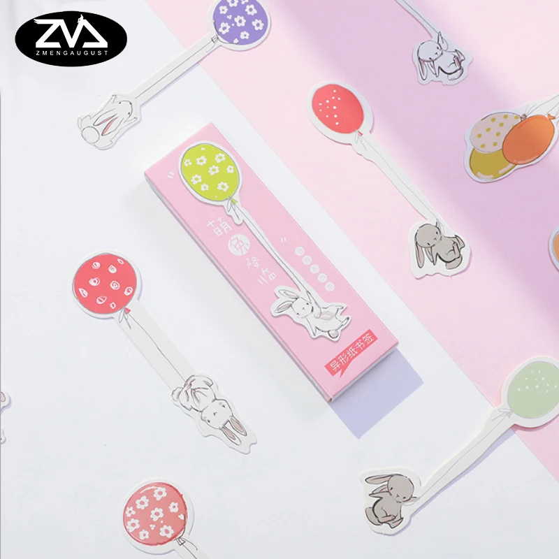 30pcs/box creative Balloon rabbit bookmark stationery bookmarks Kawaii Cartoon Promotional Gift school supplies papelaria
30pcs/box creative Balloon rabbit bookmark stationery bookmarks Kawaii Cartoon Promotional Gift school supplies papelaria