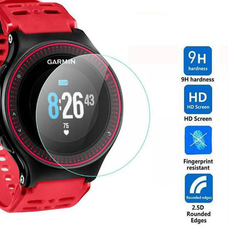Tempered Glass Protective Film For Garmin Forerunner 220 225 230 235 620 630 735 935 Vivoactive 3 Fenix 5S 5 HR Screen Protector |