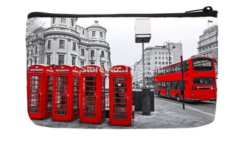 Black and white London City Style Retro Red bus and Telephone Boxes Pattern Print Custom Small Cosmetic Bag Wristlet hand bag
Black and white London City Style Retro Red bus and Telephone Boxes Pattern Print Custom Small Cosmetic Bag Wristlet hand bag