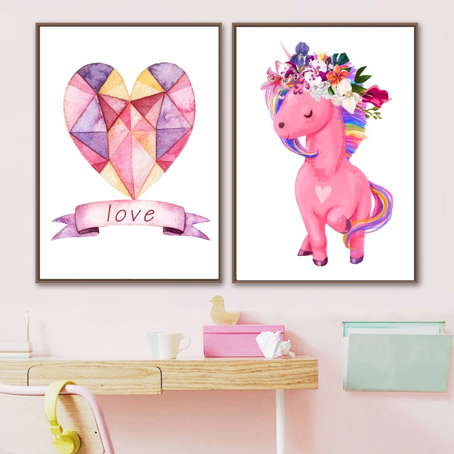 Cartoon Girl Rabbit Unicorn Flower Diamond Wall Art Canvas Painting Nordic Posters And Prints Wall Pictures Baby Girl Room Decor
Cartoon Girl Rabbit Unicorn Flower Diamond Wall Art Canvas Painting Nordic Posters And Prints Wall Pictures Baby Girl Room Decor