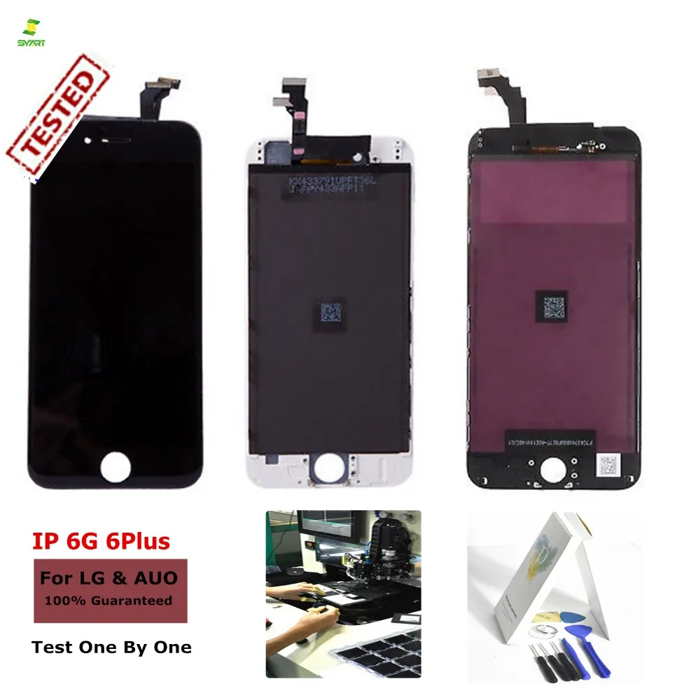 For AUO LG Touchscreen for iPhone 6 LCD Screen Display Touch Digitizer Full LCDs Complete Assembly Replacement White Black Color
For AUO LG Touchscreen for iPhone 6 LCD Screen Display Touch Digitizer Full LCDs Complete Assembly Replacement White Black Color