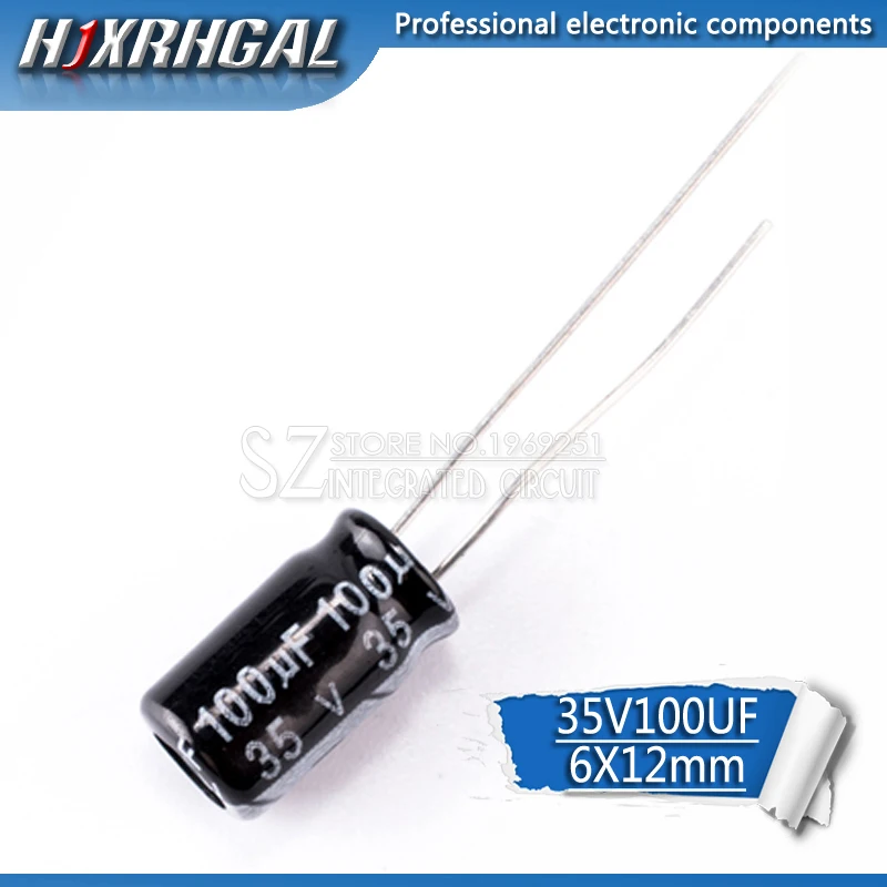 50PCS Higt quality 35V 100UF 6*12mm 100UF 35V 6.3*12 Electrolytic capacitor hjxrhgal
50PCS Higt quality 35V 100UF 6*12mm 100UF 35V 6.3*12 Electrolytic capacitor hjxrhgal