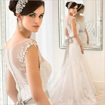 2016 White Mermaid Wedding Dress Long Train Plus Size Wedding Gown Sirena Bridal Vestido da Sposa Anna Campbell
2016 White Mermaid Wedding Dress Long Train Plus Size Wedding Gown Sirena Bridal Vestido da Sposa Anna Campbell