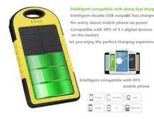 cheap portable mobile battery charger slim solar power bank 5000 mAh not10000mah power bank