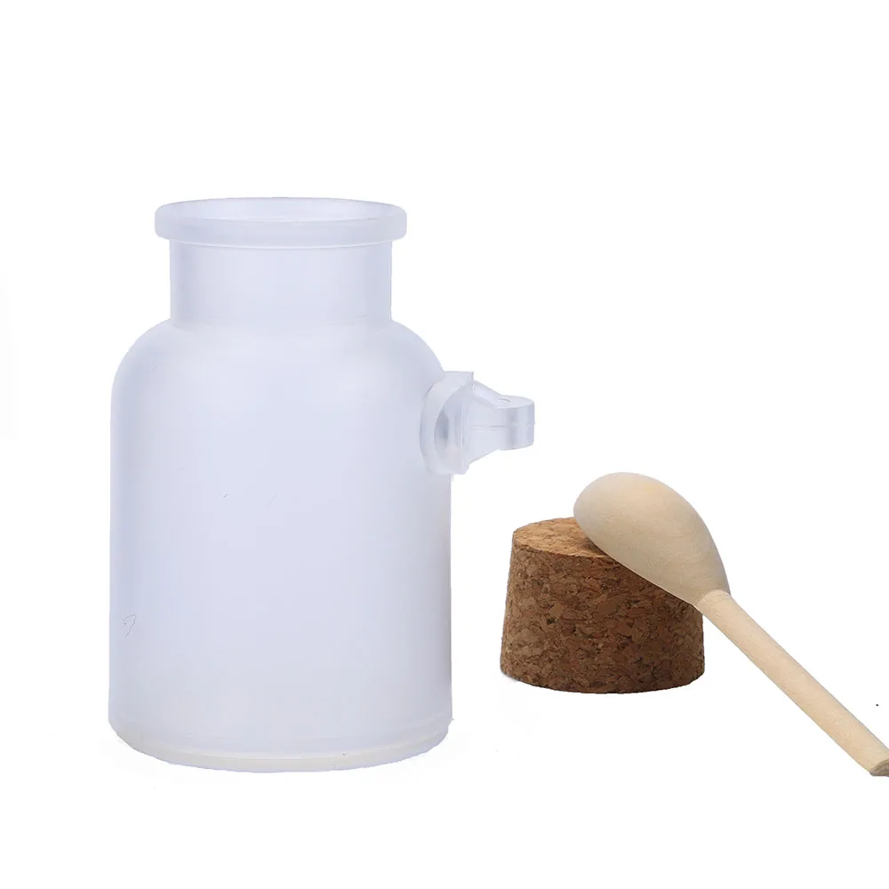 100ML Bath Salt Jars Frosted Seal Refillable Storage Bottles with Wooden Spoon Soft Cork Wood Stopper Facial Mask Powder Mud Jar
100ML Bath Salt Jars Frosted Seal Refillable Storage Bottles with Wooden Spoon Soft Cork Wood Stopper Facial Mask Powder Mud Jar